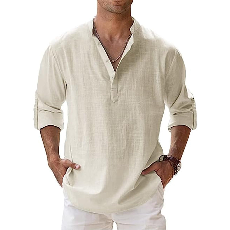 Men Comfort Linen Shirt