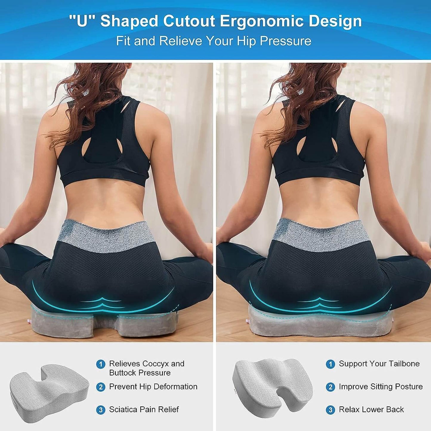 Orthopaedic seat cushion