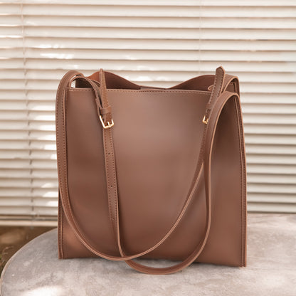 Stylish Vegan Leather Tote
