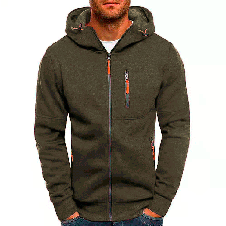 Torrard™ Heren hoodie | Capuchon met rits en fleece