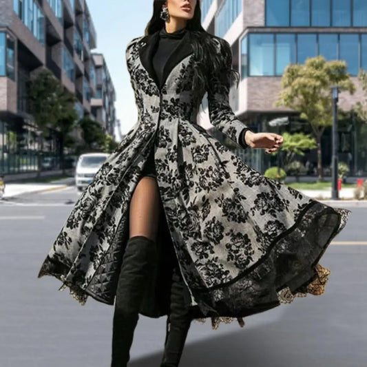 Vintage Lace Seamed Dress
