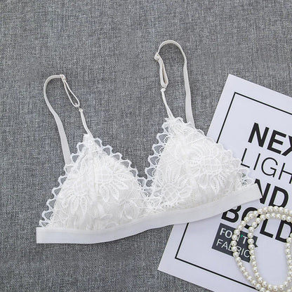 Women Floral Lace Bra