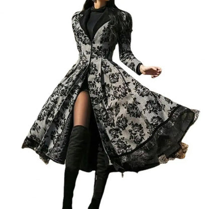 Vintage Lace Seamed Dress