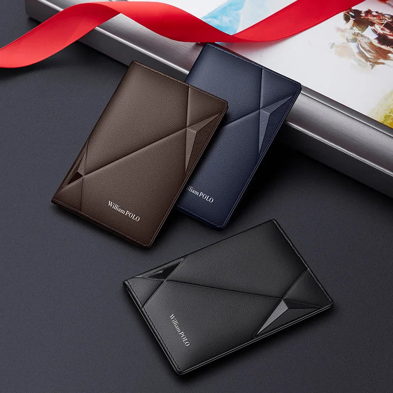 Men's Slim Leather Wallet
