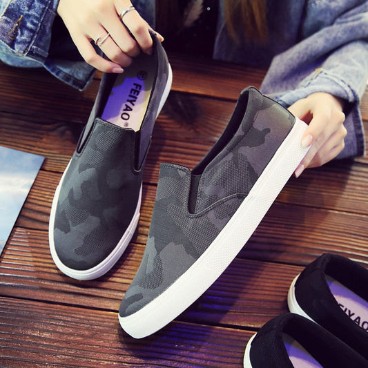 Men’s Camouflage Slip-On Shoes