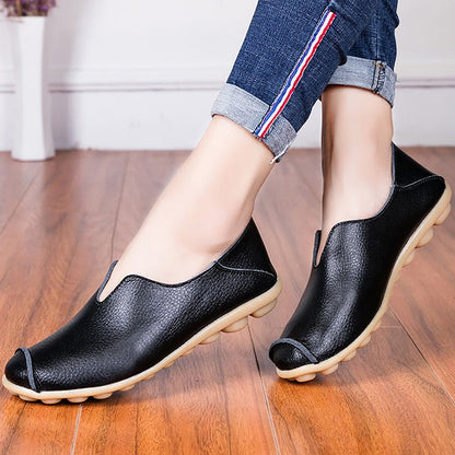 Women leather shoes