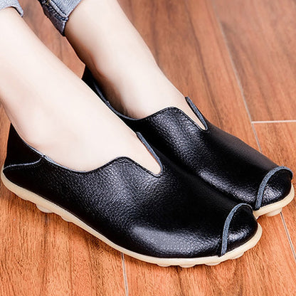 Women leather shoes