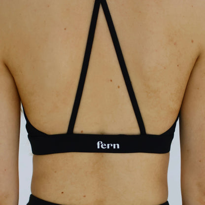 EVERYDAY SEAMLESS TANK SPORTS BRA DEEP BLACK