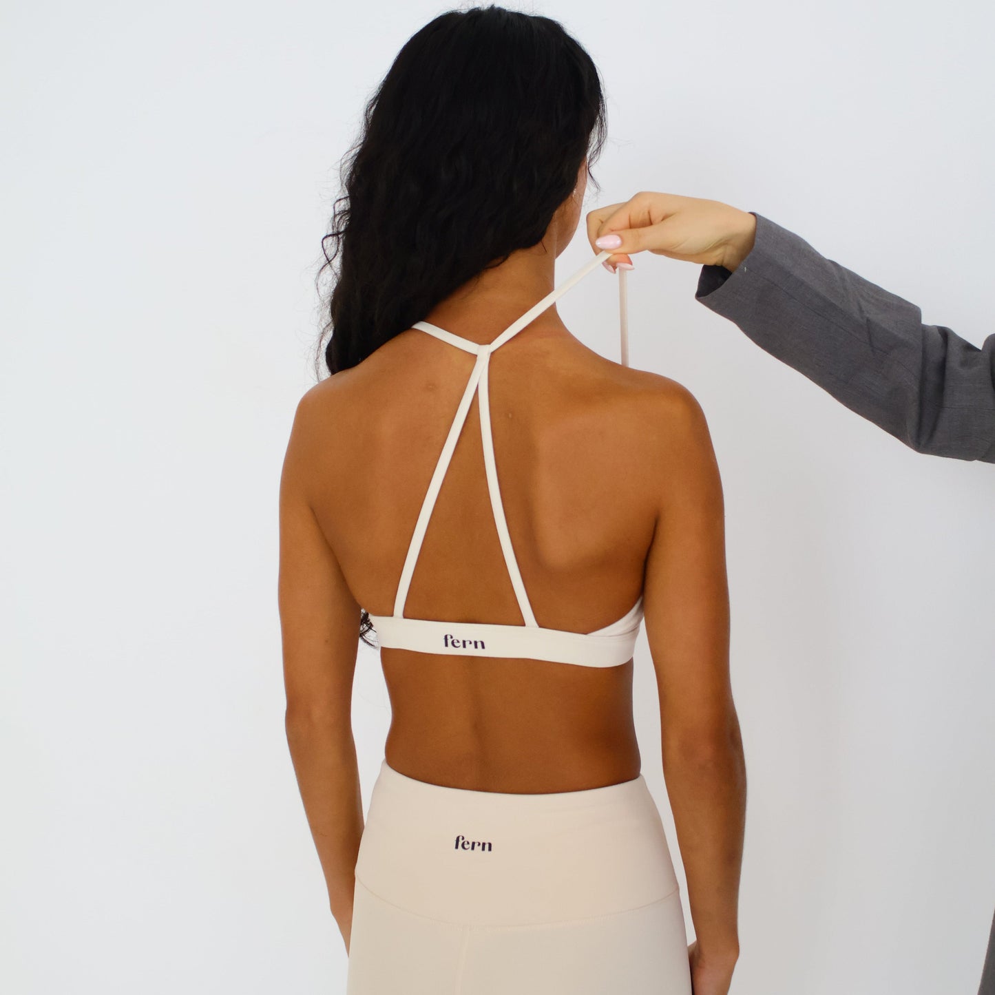EVERYDAY SEAMLESS TANK SPORTS BRA IVORY WHITE