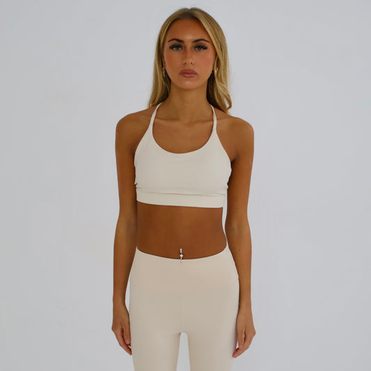 EVERYDAY SEAMLESS TANK SPORTS BRA IVORY WHITE