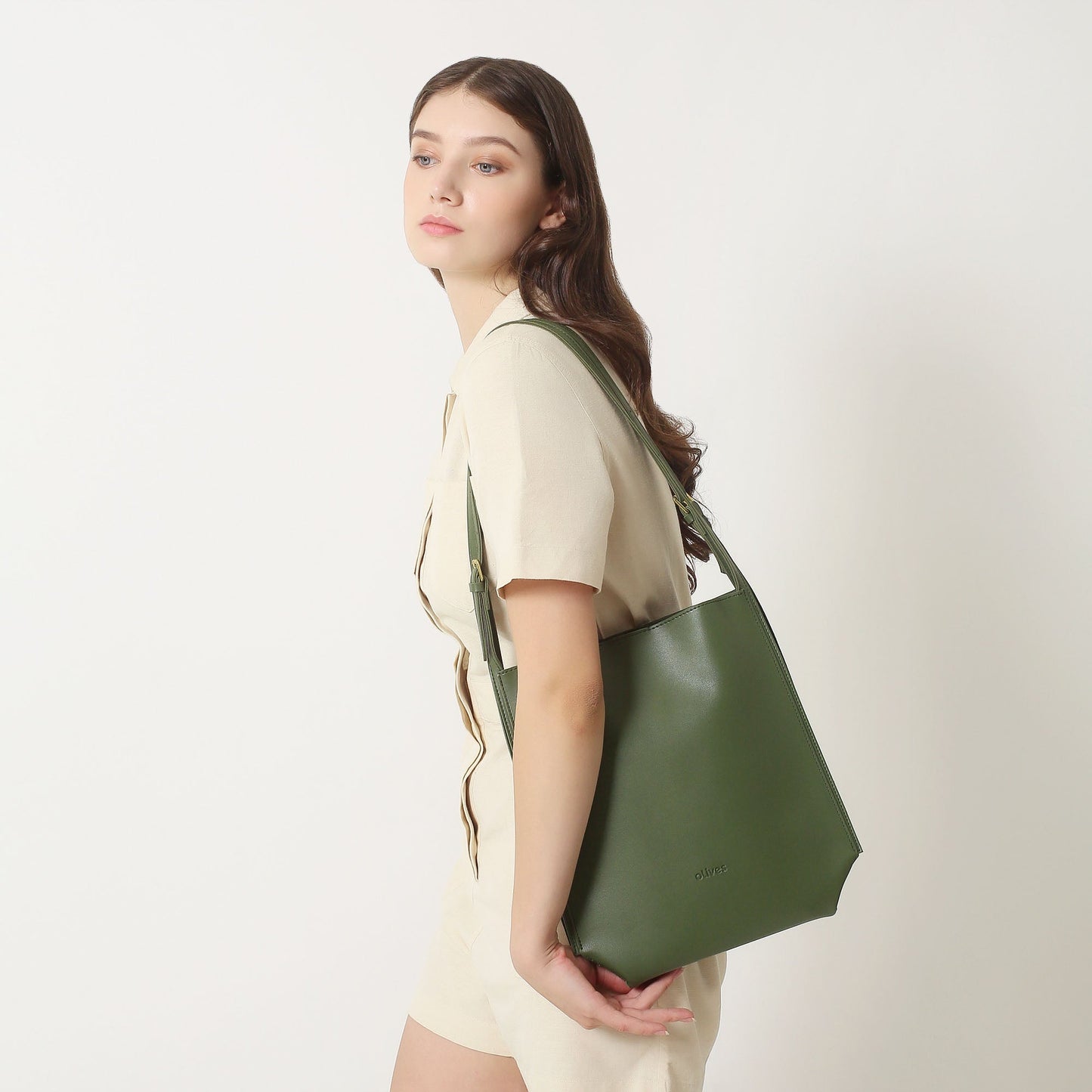 Stylish Vegan Leather Tote