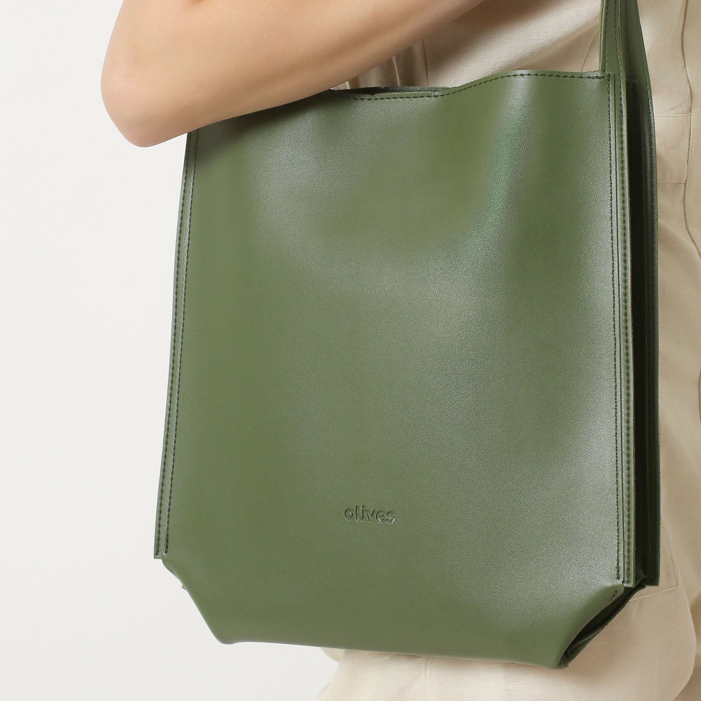 Stylish Vegan Leather Tote