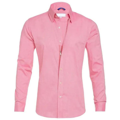 Wrinkle-free Shirt With Zipper