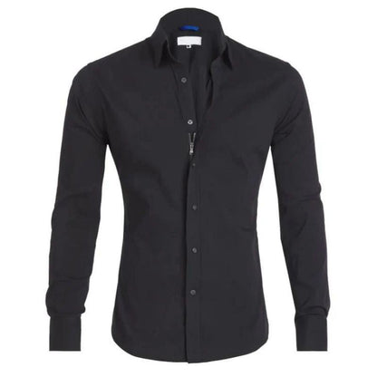 Wrinkle-free Shirt With Zipper