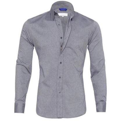 Wrinkle-free Shirt With Zipper