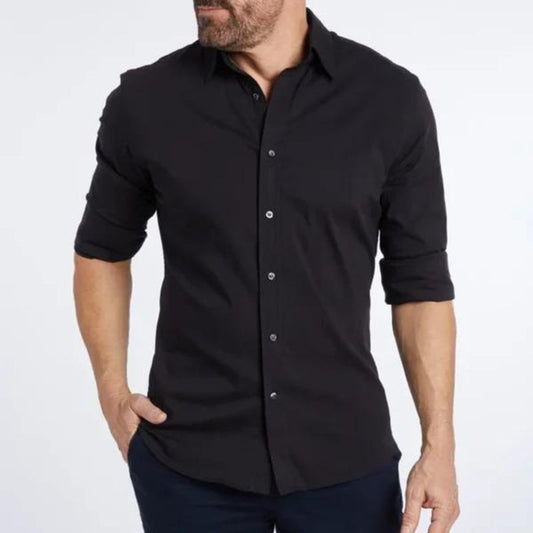 Wrinkle-free Shirt With Zipper