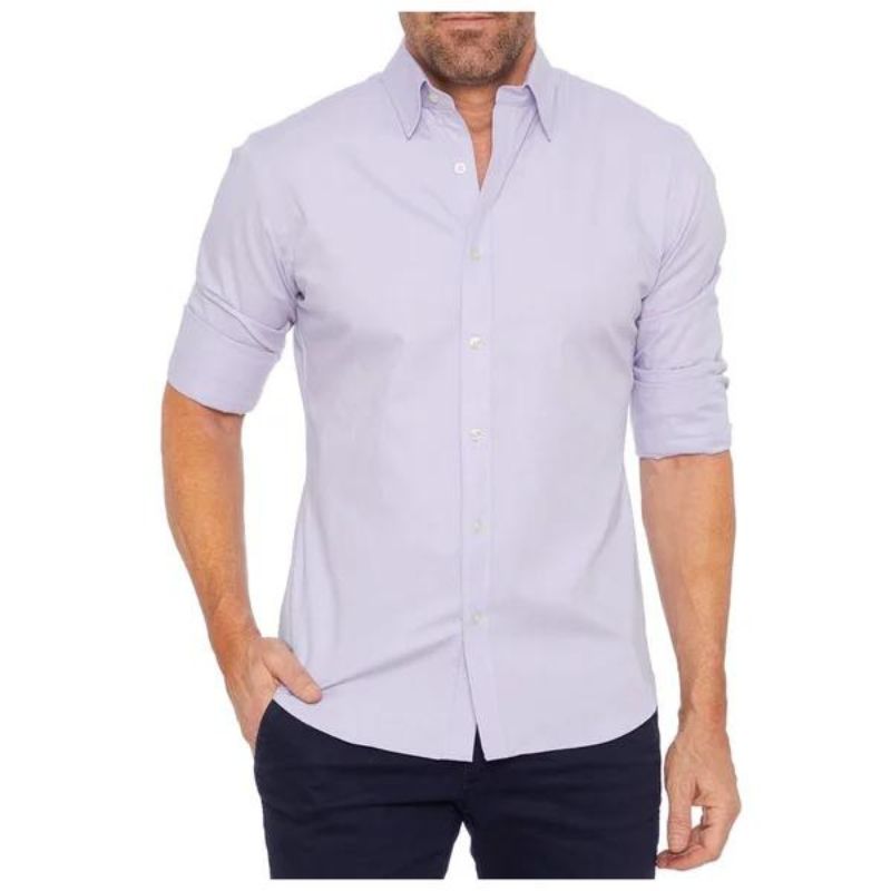 Wrinkle-free Shirt With Zipper