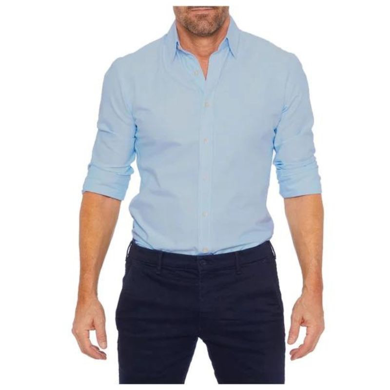 Wrinkle-free Shirt With Zipper