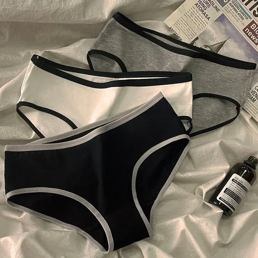 Breathable Cotton Mid-Waist Briefs – Everyday Comfort
