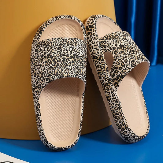 Women’s Leopard Print Indoor Slippers