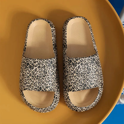 Women’s Leopard Print Indoor Slippers