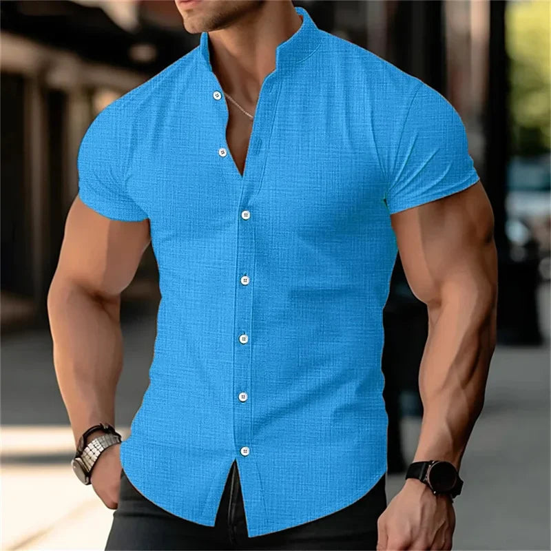 Men's Linen Beach Shirt
