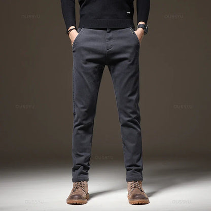 Plus Size Twill Pants