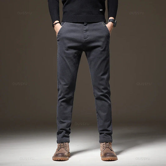 Plus Size Twill Pants