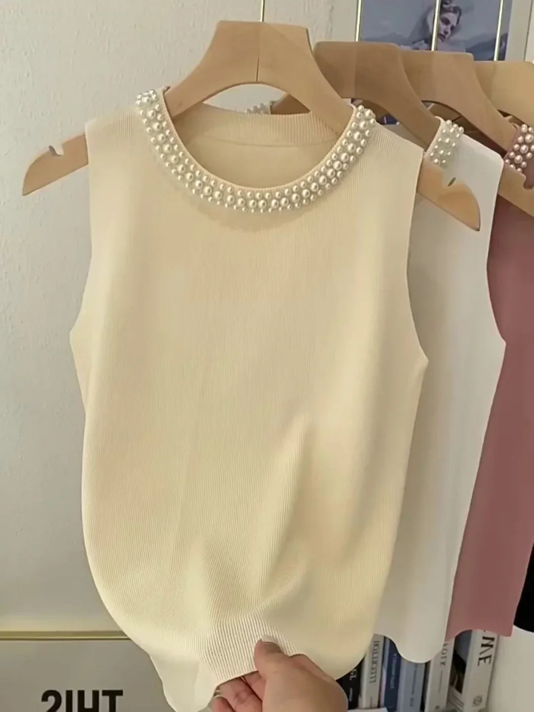 Korea Knitted Vests Women Top