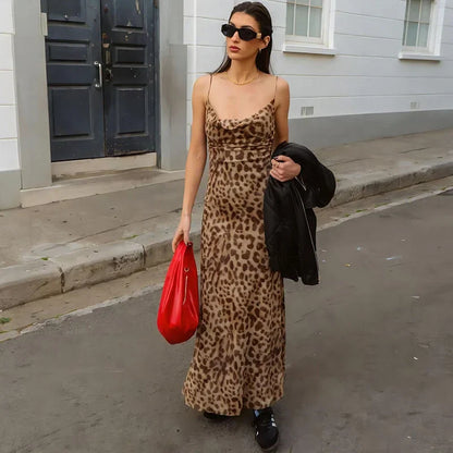 Vintage Leopard Cami Dress