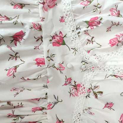 Sweet Floral V-neck Dress
