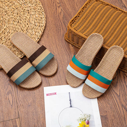 Women’s Linen Indoor Slippers
