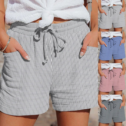 Striped Women's Summer Shorts