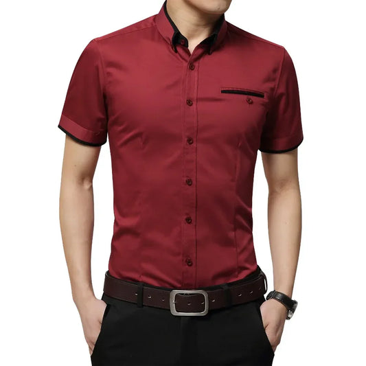Turn-Down Collar Shirt