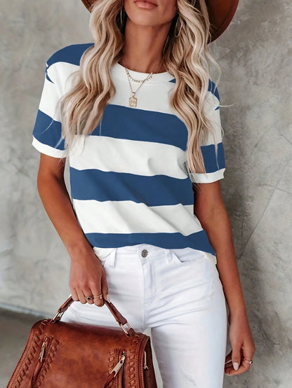 Women's Leisurely Striped Top