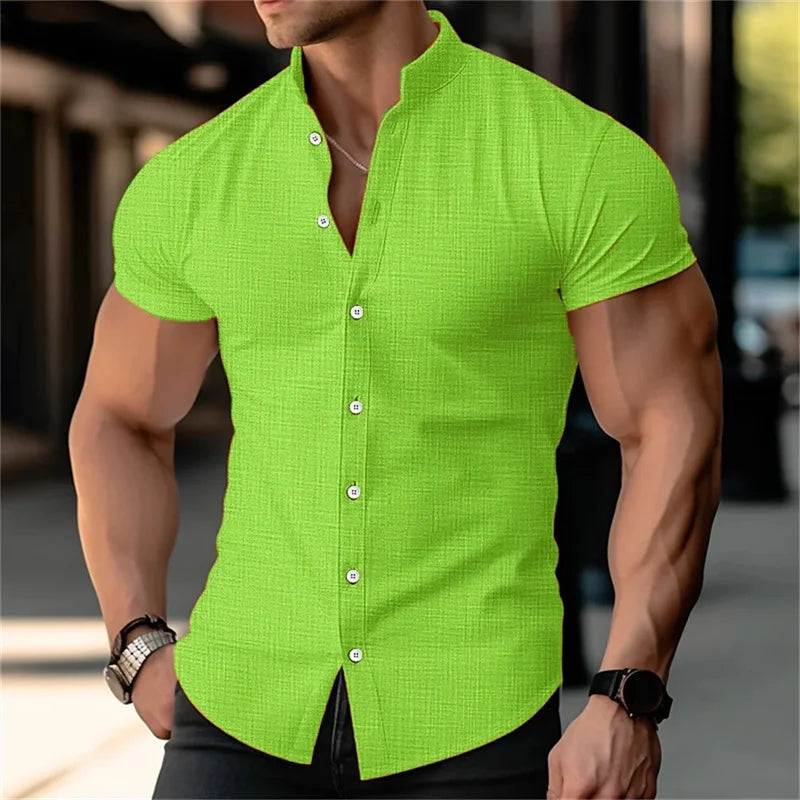 Men's Linen Beach Shirt