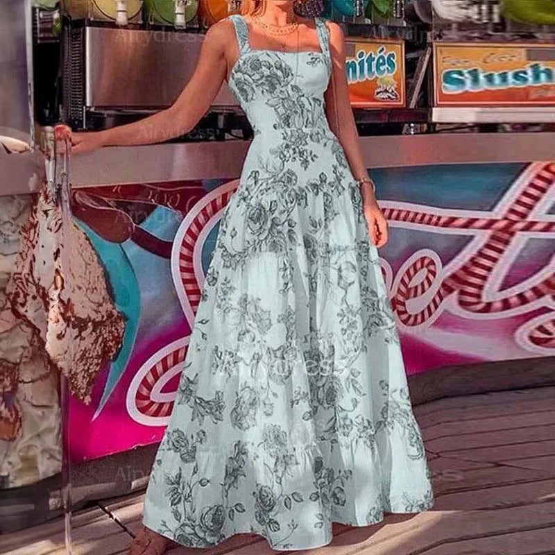 Summer Camisole Maxi Dress