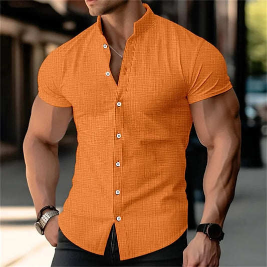 Men's Linen Beach Shirt