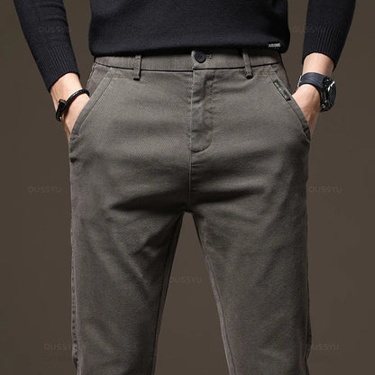 Plus Size Twill Pants