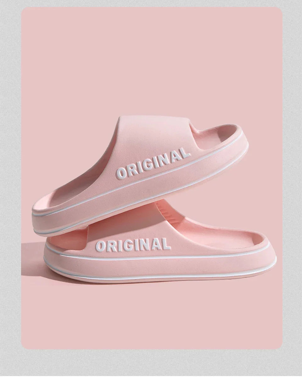 Feslishoet Unisex EVA Letter Slides