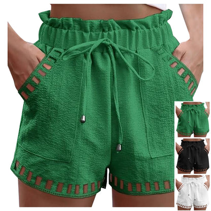 Women's Cotton Linen Shorts