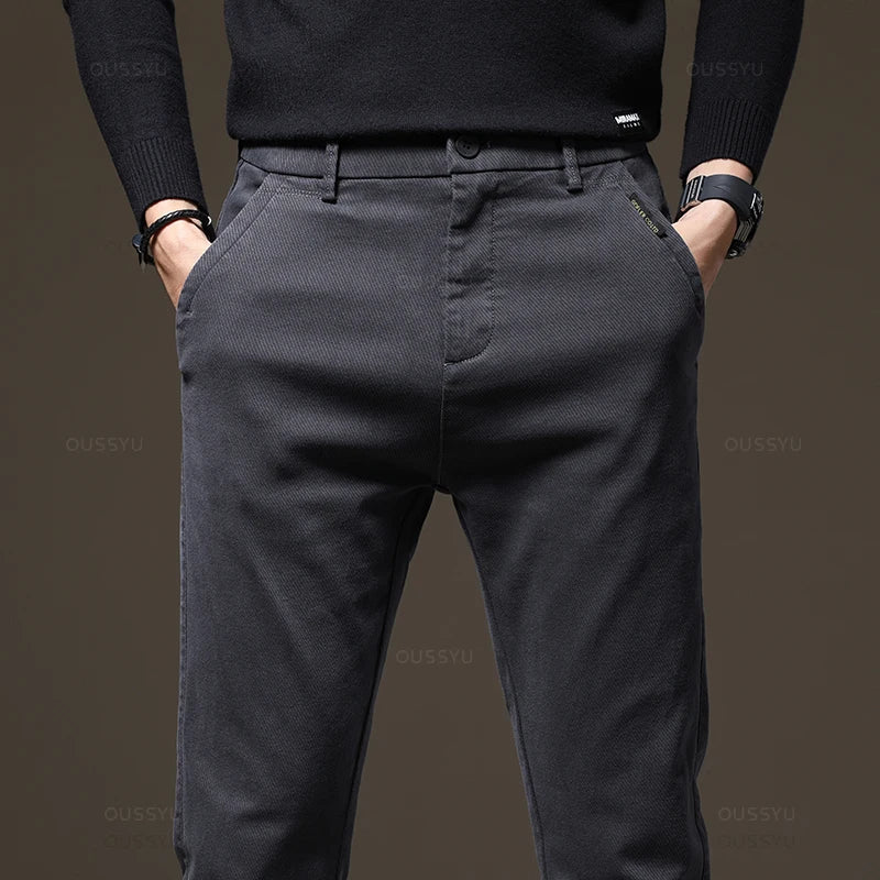 Plus Size Twill Pants