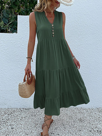 Loose Beach Midi Dress