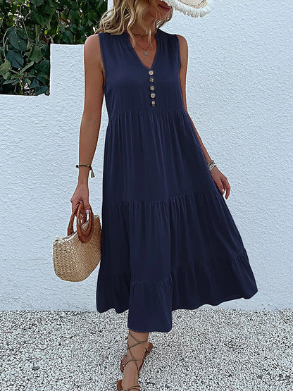 Loose Beach Midi Dress