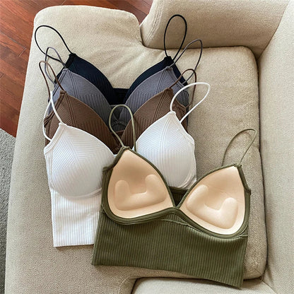 Stretch Push-Up Bra with Chest Pads