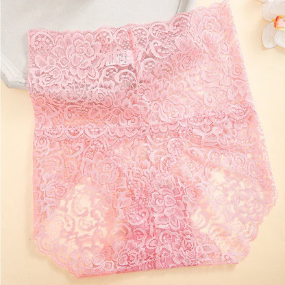 Sexy High-Rise Lace Briefs