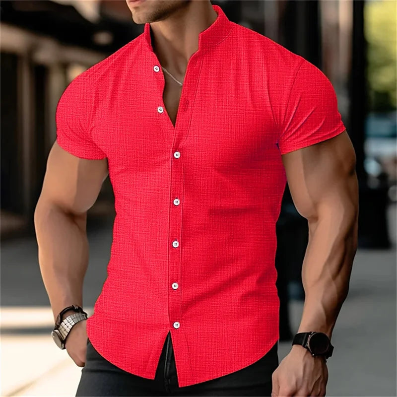 Men's Linen Beach Shirt