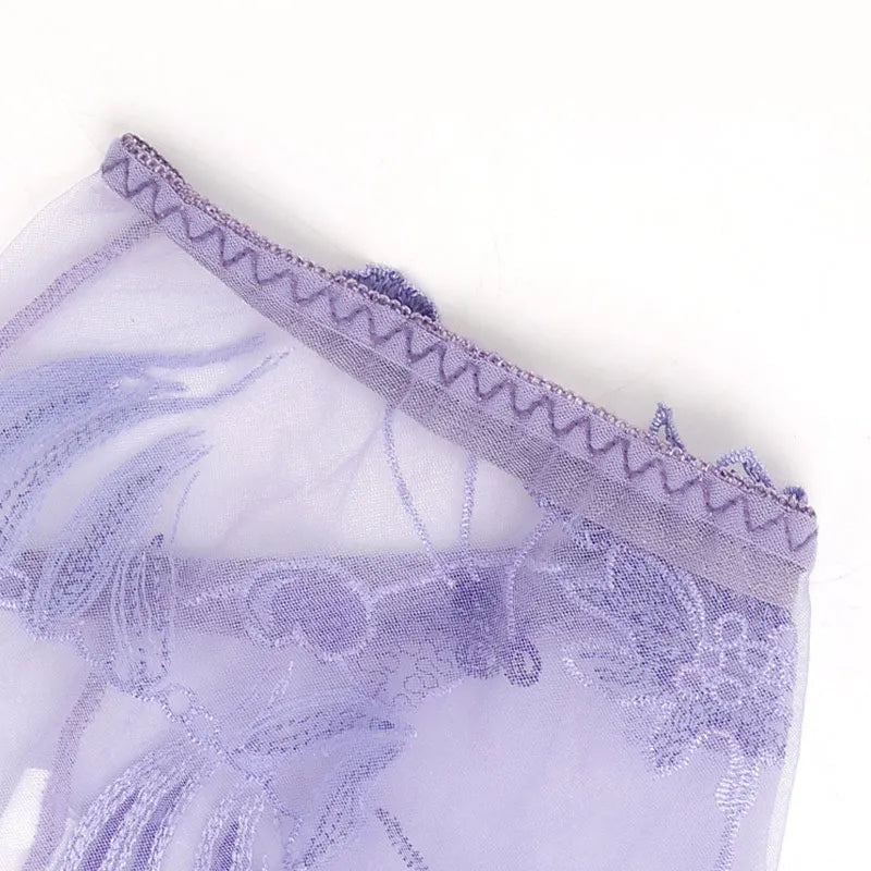 Elegant Lace Embroidered Sheer Panties – Ultra-Thin & Sexy