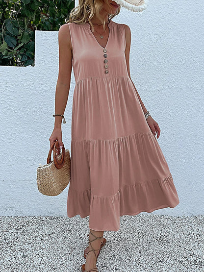 Loose Beach Midi Dress