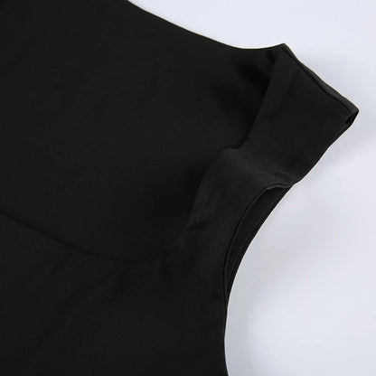 Women's Square Neck Sleeveless Crop Tank Top